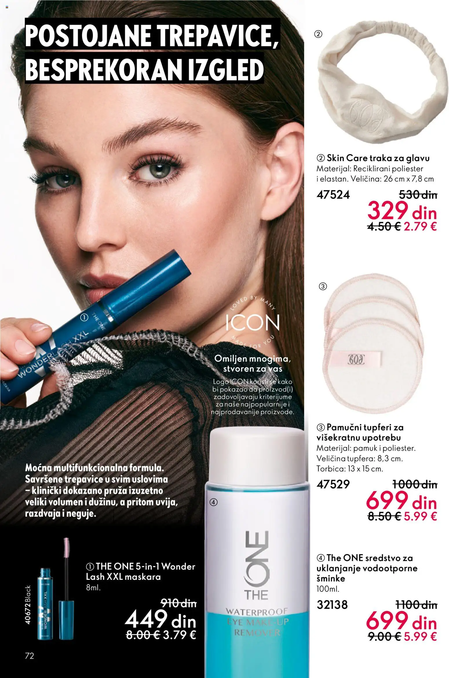 Oriflame katalog - važi od 19.11.2025 | Strana: 72 | Proizvode: Maskara