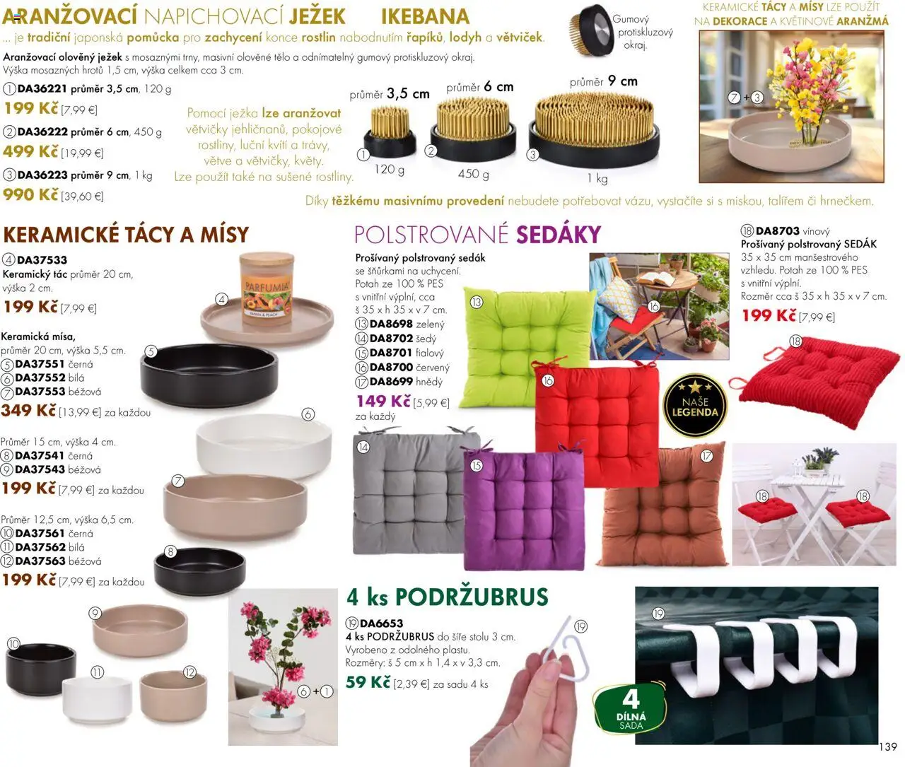 Dedra Katalog 8 2025 │ platný od 25.07.2025 | Strana: 39