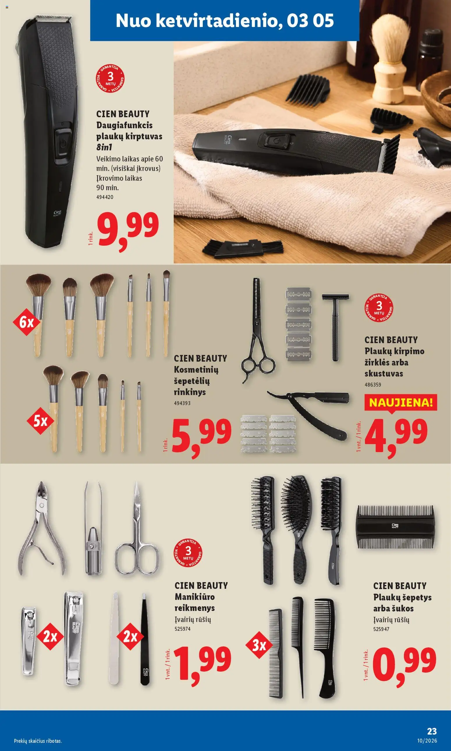 LIDL akcijos nuo 02.03.2026 | Puslapis: 23 | Prekių: Skustuvas