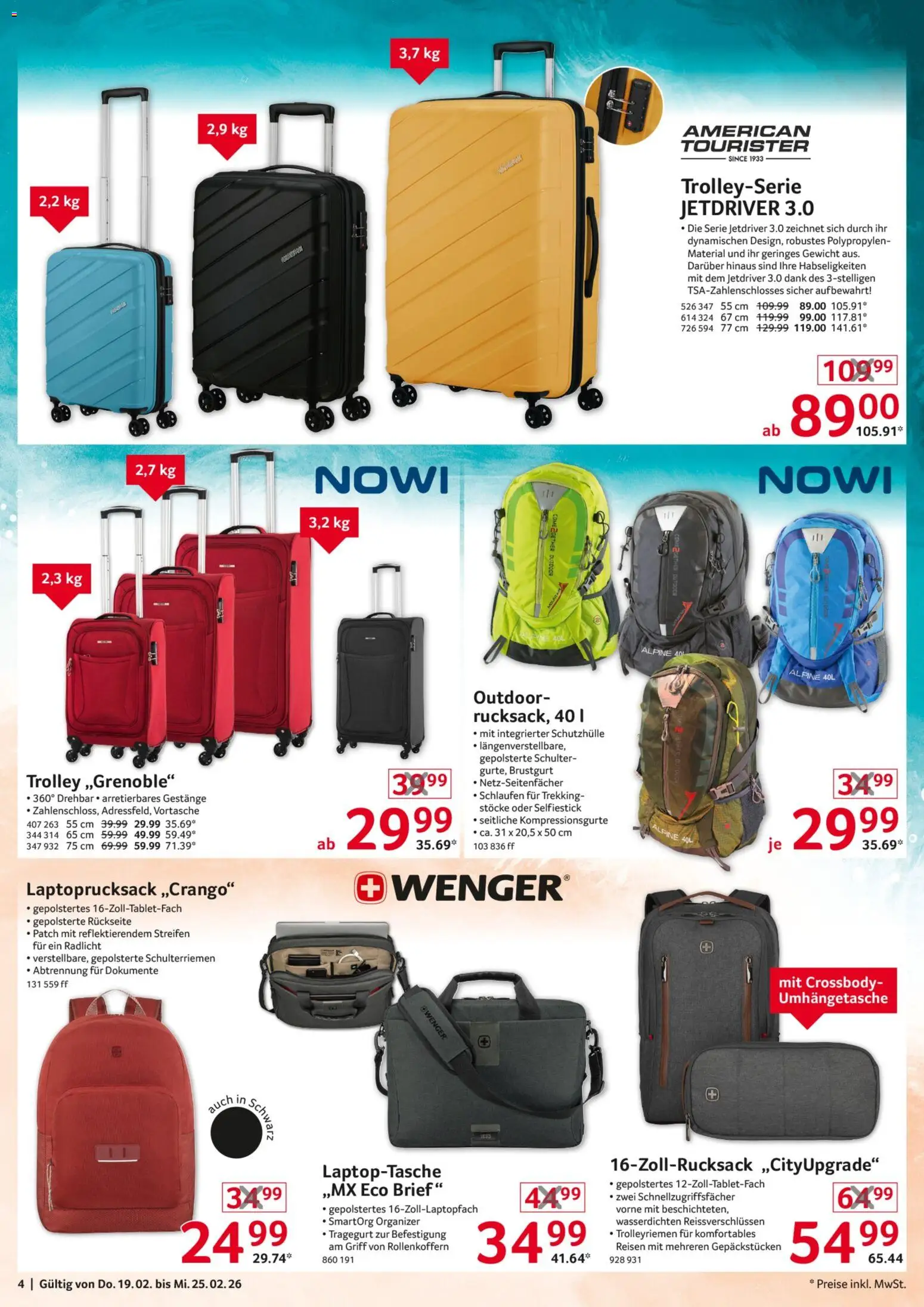 Selgros  Non Food – gültig ab 19.02.2026 | Seite: 4 | Produkte: Gewicht