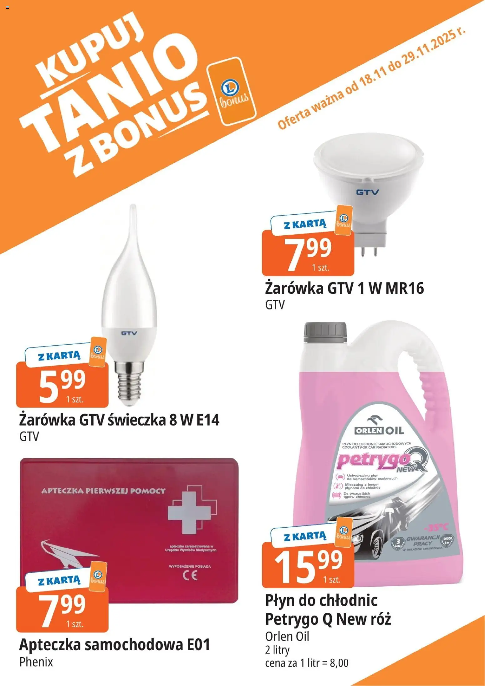 E.Leclerc Gazetka - Tychy kupony dodatkowe od 18.11.2025 | Strona: 15 | Produkty: Karta, Róż