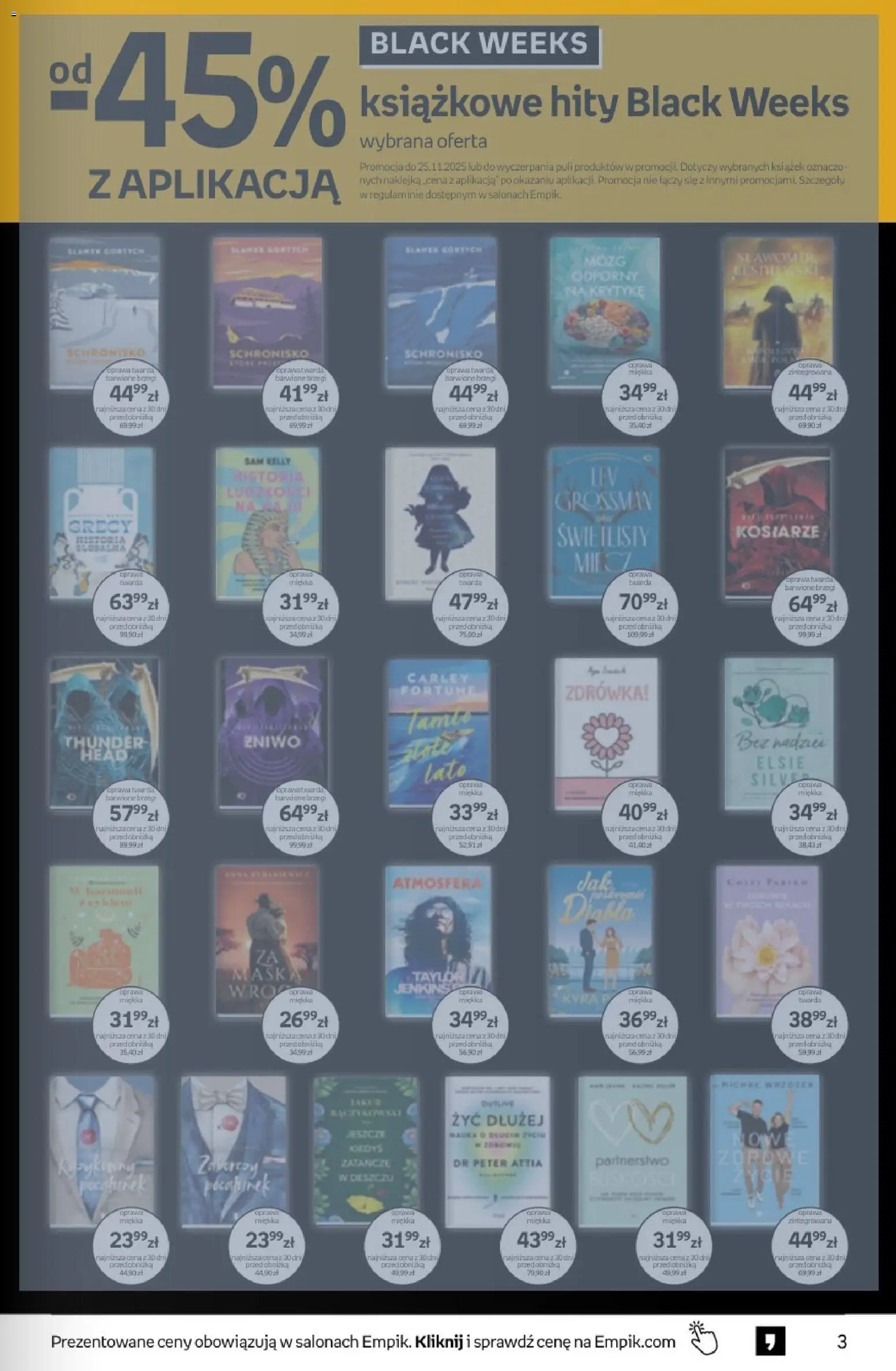 Empik promocje - Tom kultury Książki od 12.11.2025 | Strona: 3
