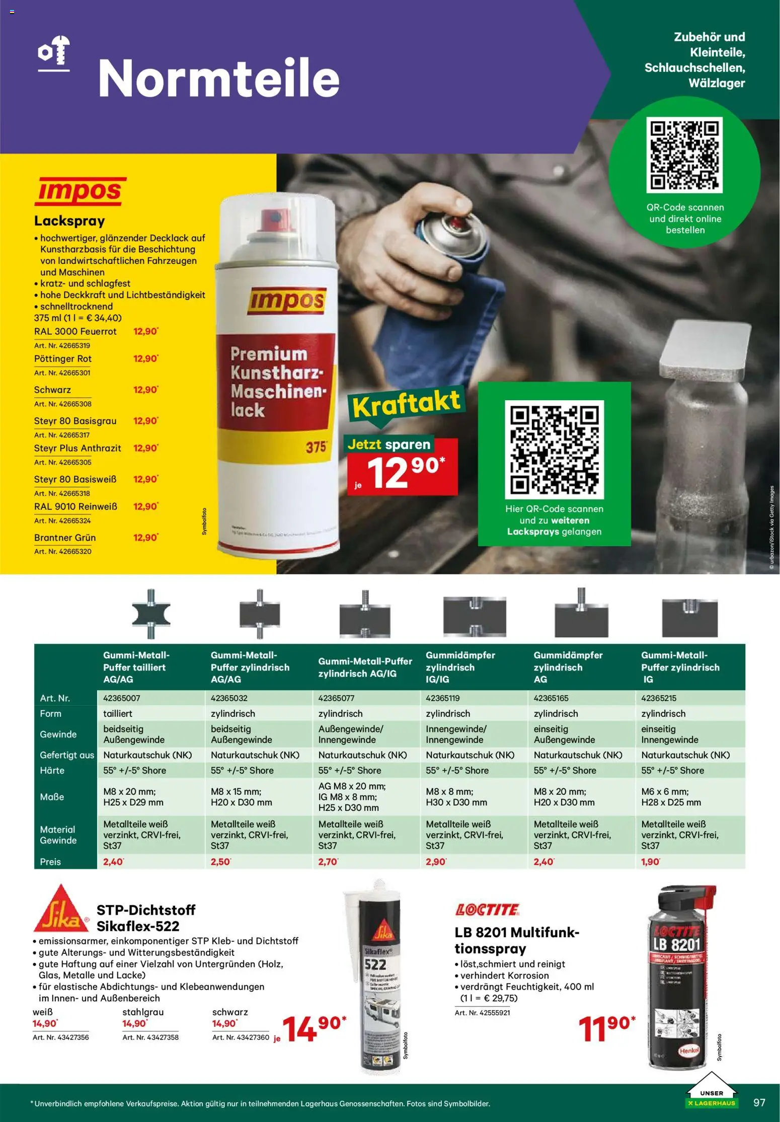 Lagerhaus Verschleißteile & Zubehör gültig ab 01.01.2026 | Seite: 97