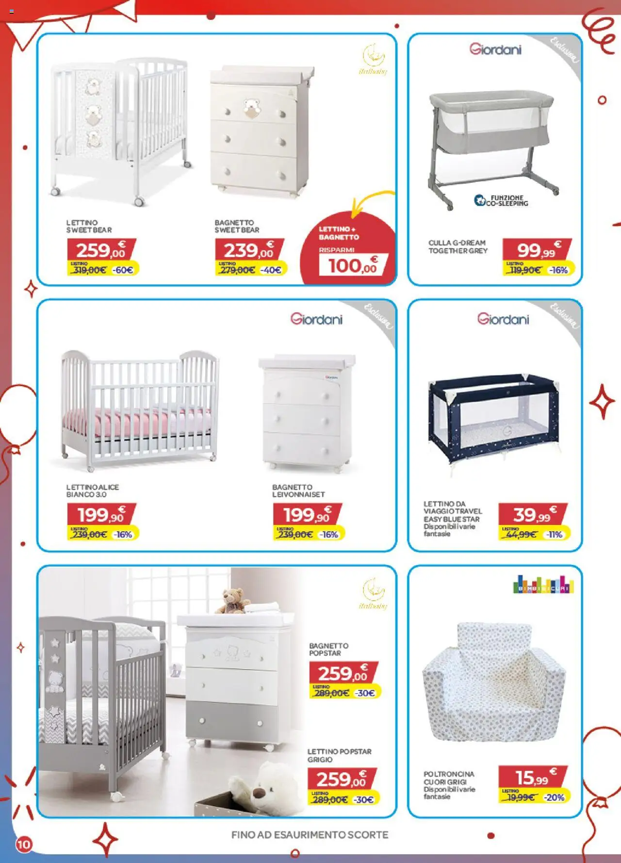 Volantino Bimbo store del 02.10.2025 | Pagina: 10 | Prodotti: Lettino, Culla, Bagnetto