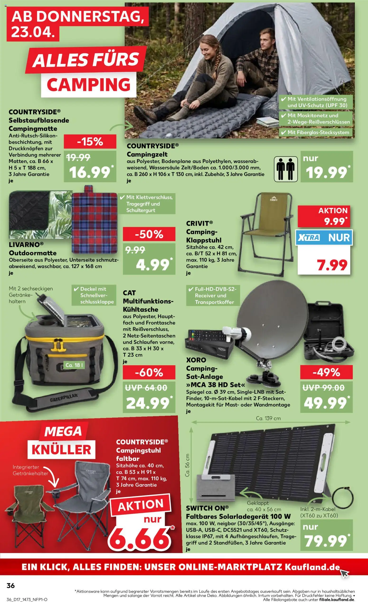 Kaufland Prospekt Jena	 – gültig ab 23.04.2026 | Seite: 36 | Produkte: Spiegel, Receiver