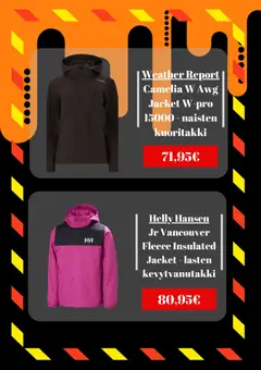 Budget Sport-mainoslehti voimassa 01.12.2025 alkaen | Sivu: 3 | Tuotteet: Kuoritakki