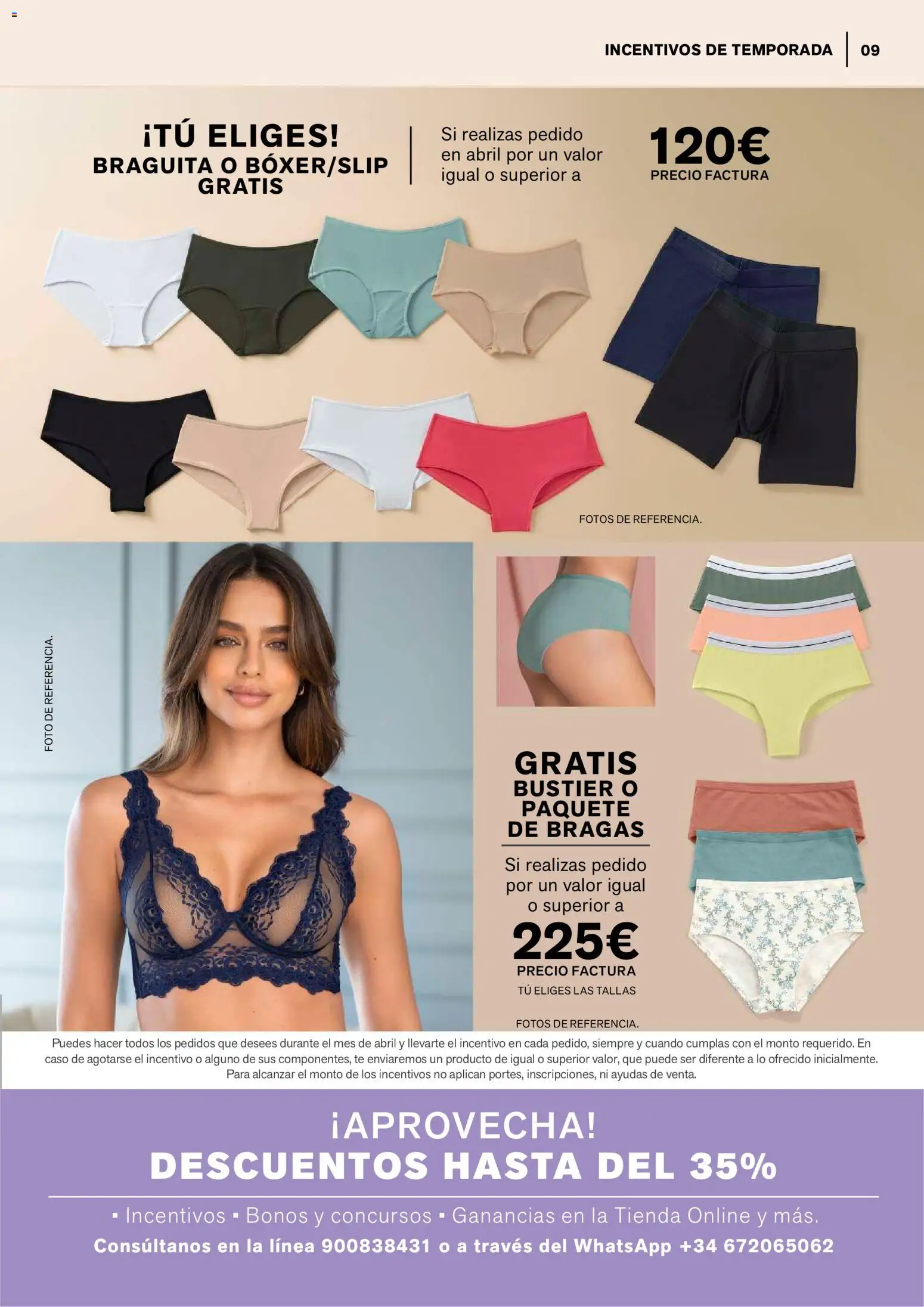 Leonisa folleto │ válido desde el 01.04.2026 | Página: 9 | Productos: Bragas, Té