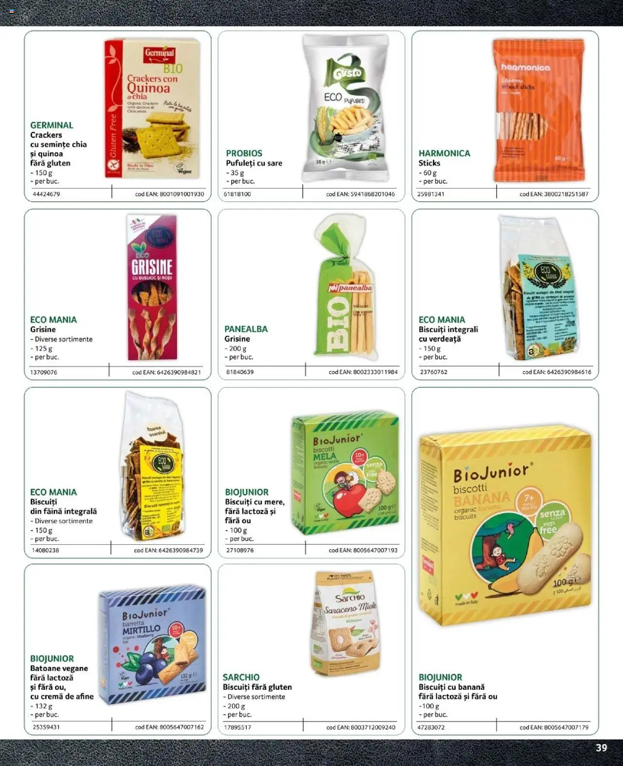 Noul catalog Selgros – valabil de la 09.02.2024 | Pagină: 39 | Produse: Semințe, Apple, Făină, Verdeață
