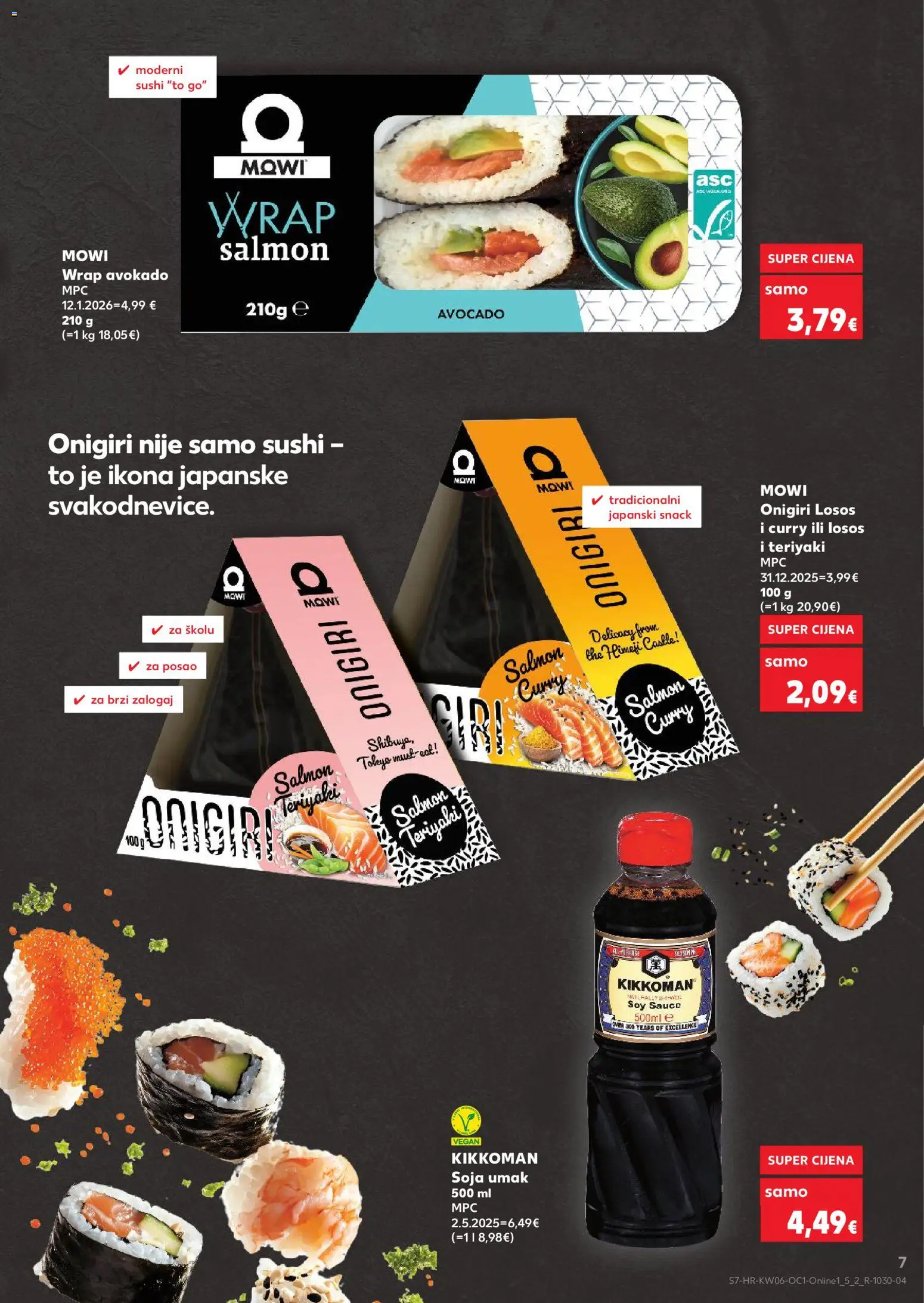 Kaufland katalog | vrijedi od 04.02.2026 | Stranica: 7 | Proizvodi: Sushi, Umak, Losos, Curry