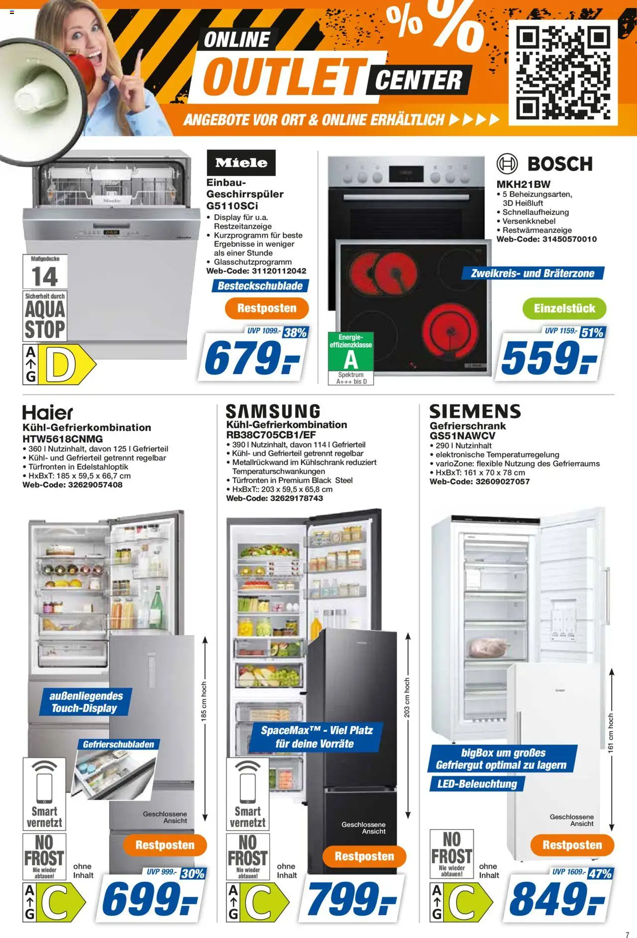 Expert Prospekt 	 - gültig ab dem 01.08.2025 | Seite: 7 | Produkte: Bosch, Gefrierschrank, Geschirrspüler, Samsung