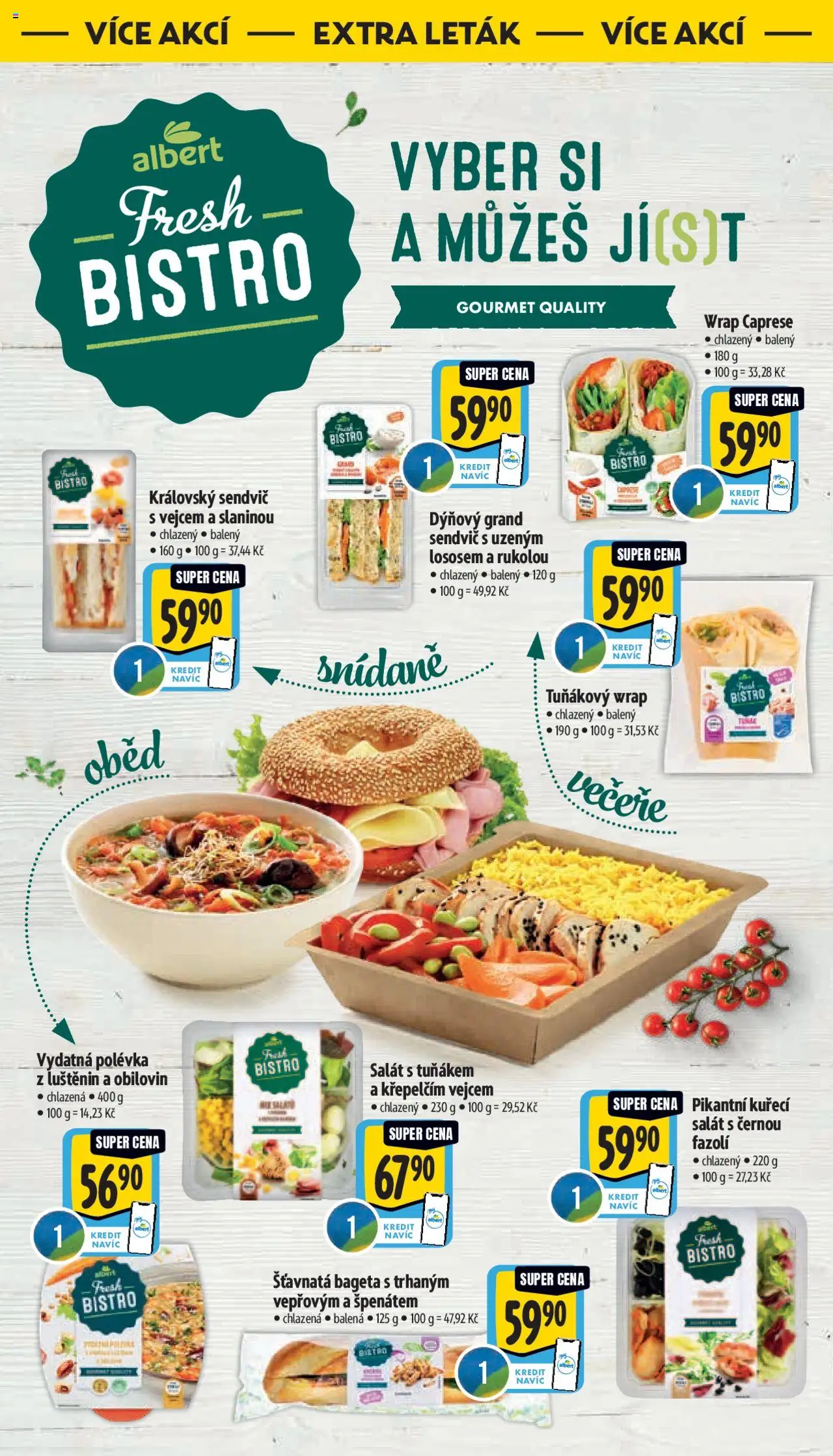 Albert leták - Supermarket od 28.05.2025 | Strana: 32 | Produkty: Gourmet, Salát, Bageta