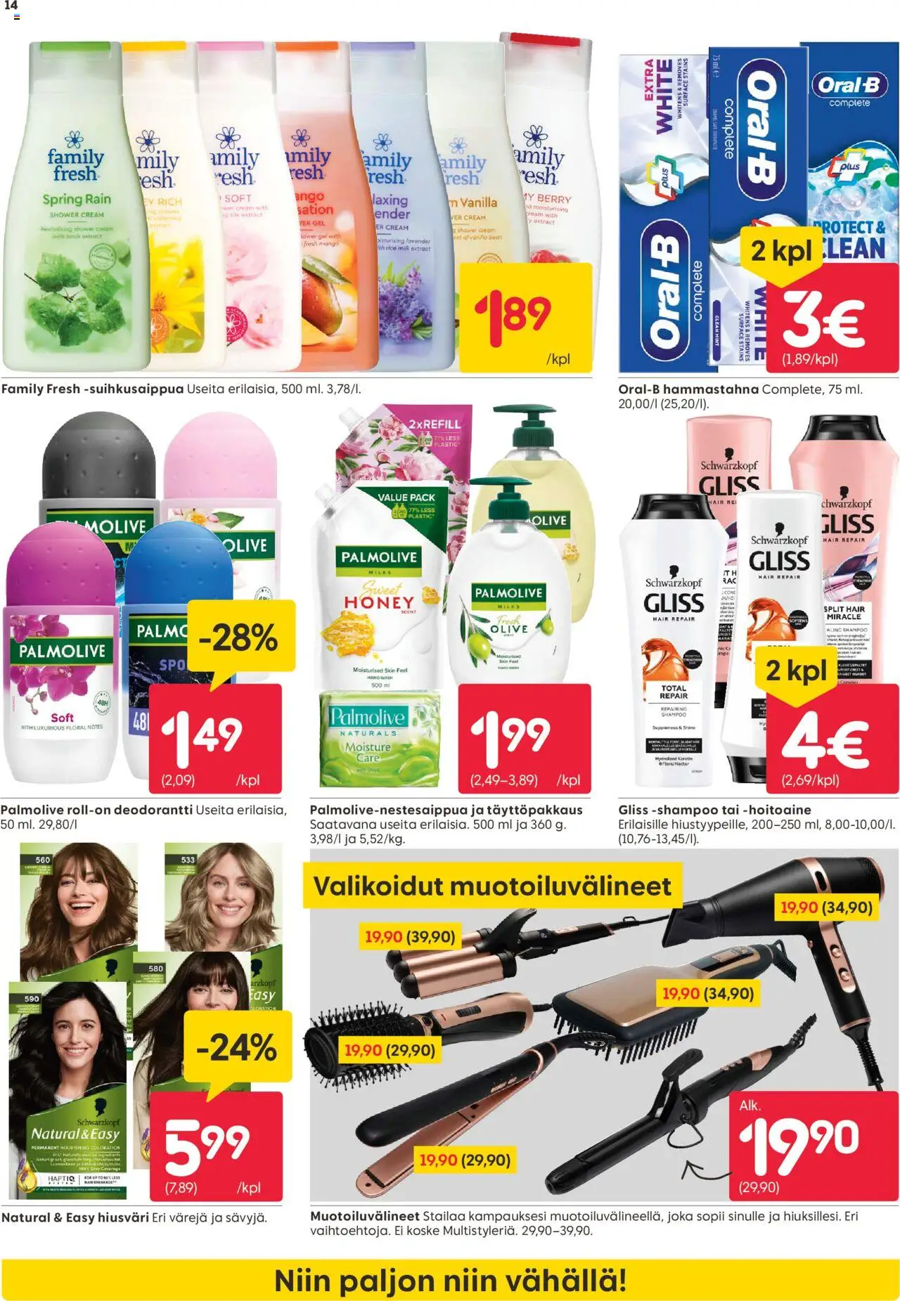 Rusta tarjoukset – voimassa 15.09.2025 alkaen | Sivu: 14 | Tuotteet: Mango, Hoitoaine, Deodorantti, Hammastahna