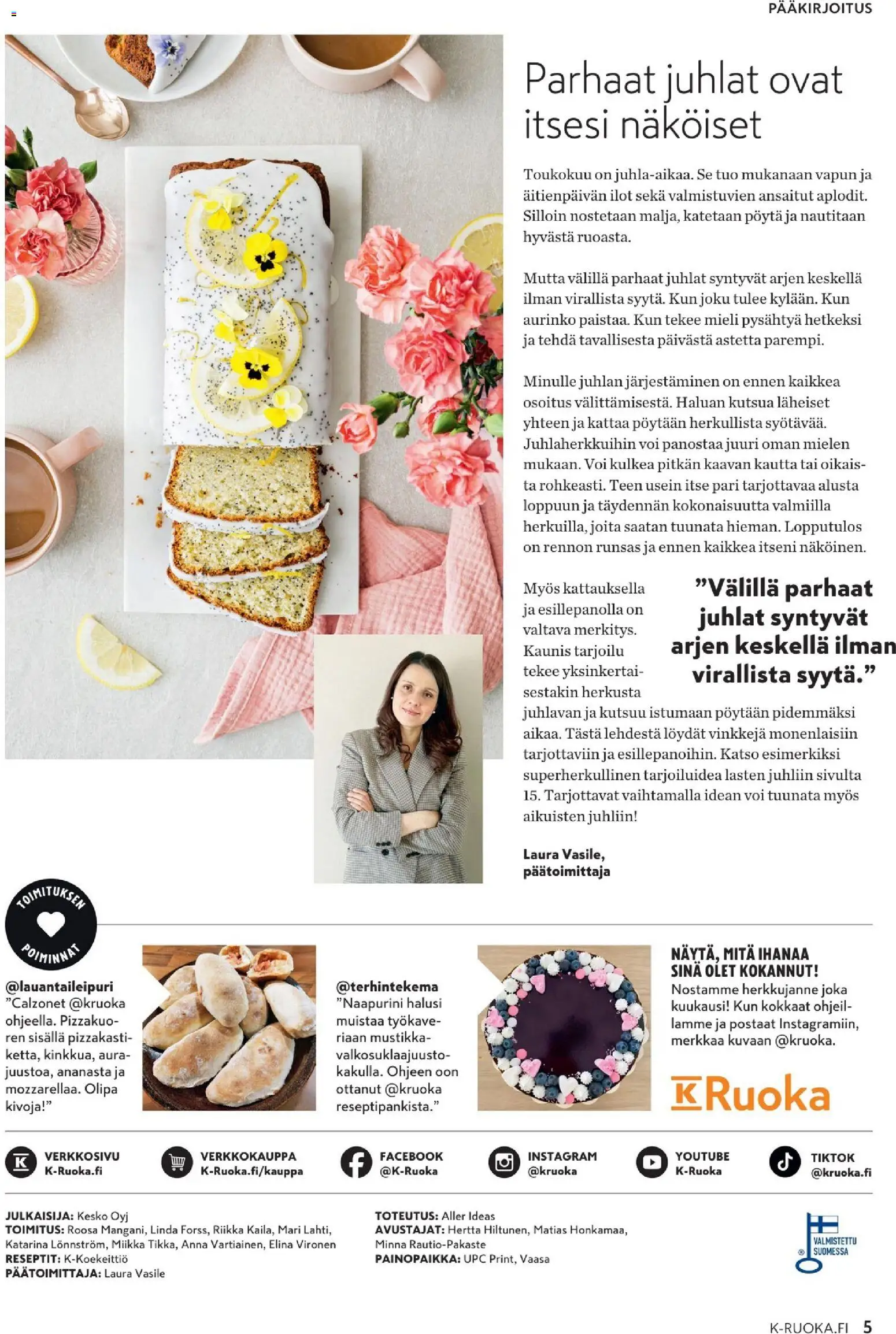 K-Market tarjoukset - K-Ruoka – voimassa 06.05.2026 alkaen | Sivu: 5 | Tuotteet: Mustikka, Pöytä, Voi