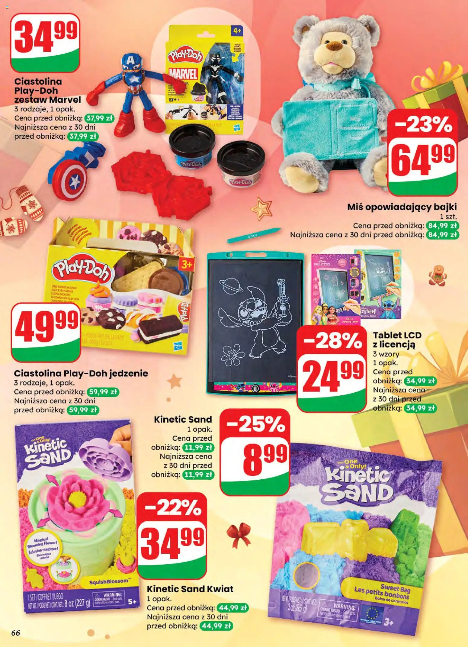 Dino Gazetka od 26.11.2025 | Strona: 66 | Produkty: Tablet, Ciastolina play-doh