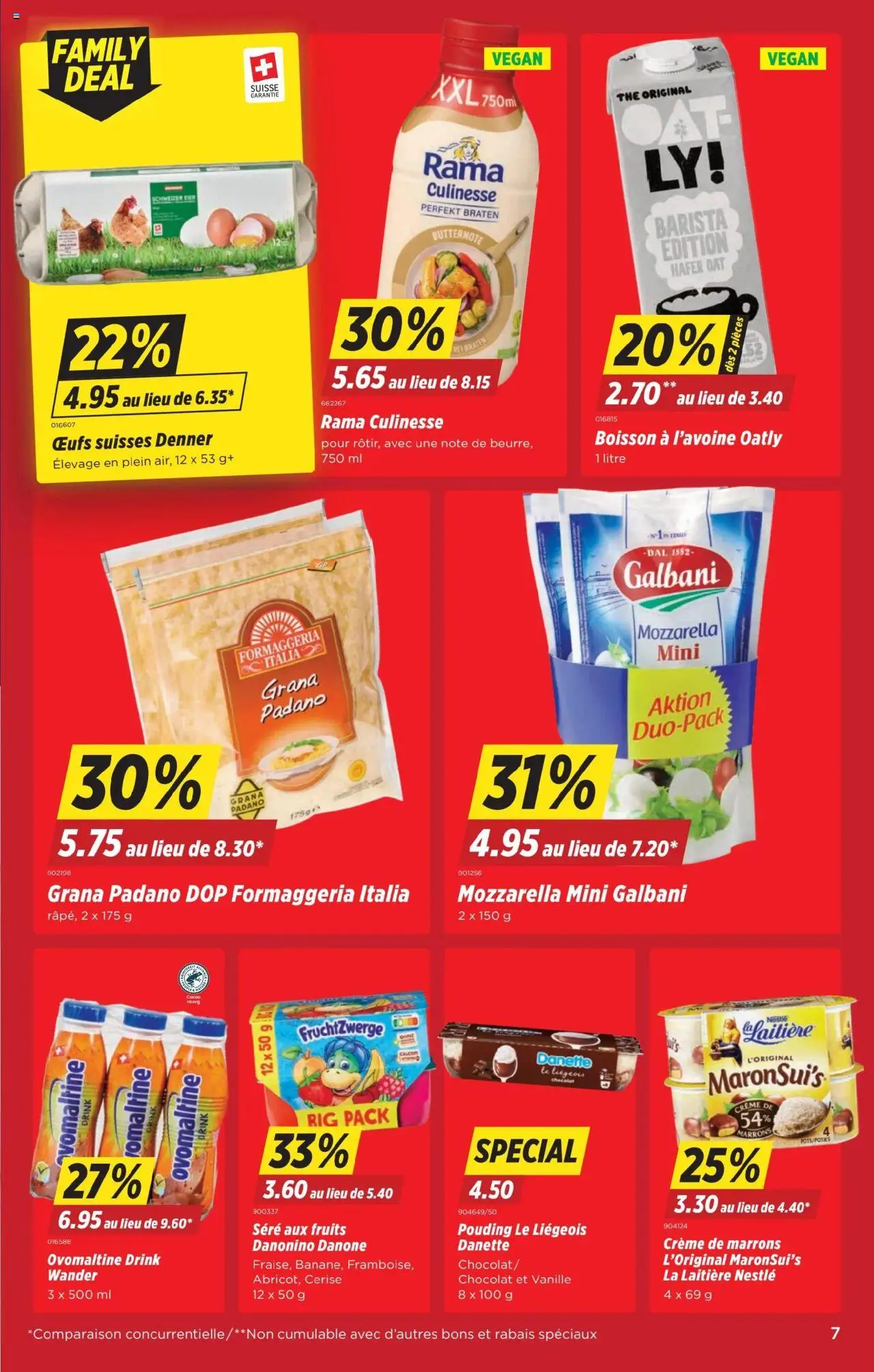 Denner Aktionen FR – gültig ab 07.10.2025 | Seite: 7 | Produkte: Pudding, Eier, Creme