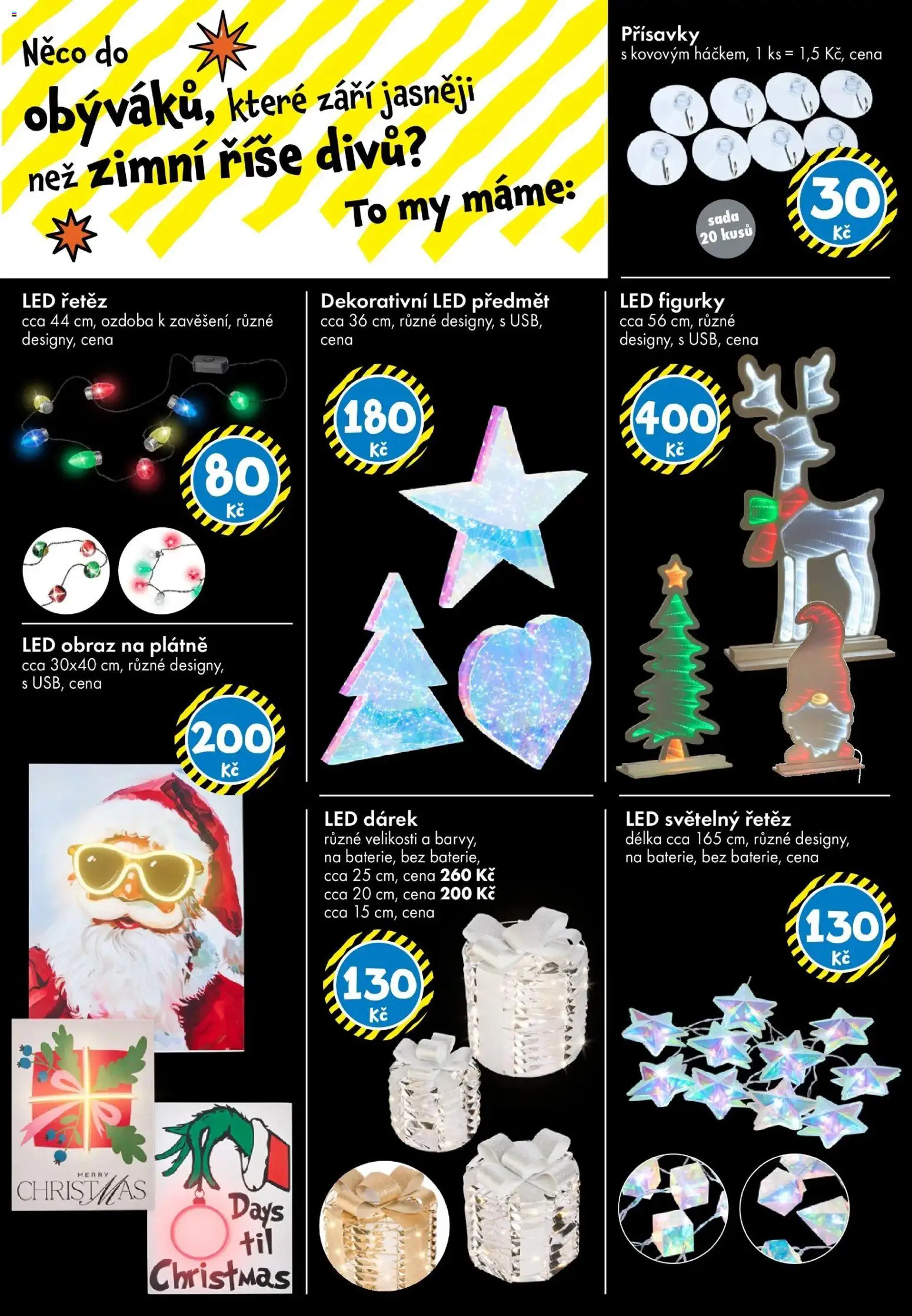 TEDi leták od 14.11.2025 | Strana: 12 | Produkty: Figurky, Světelný řetěz, Obraz, LED