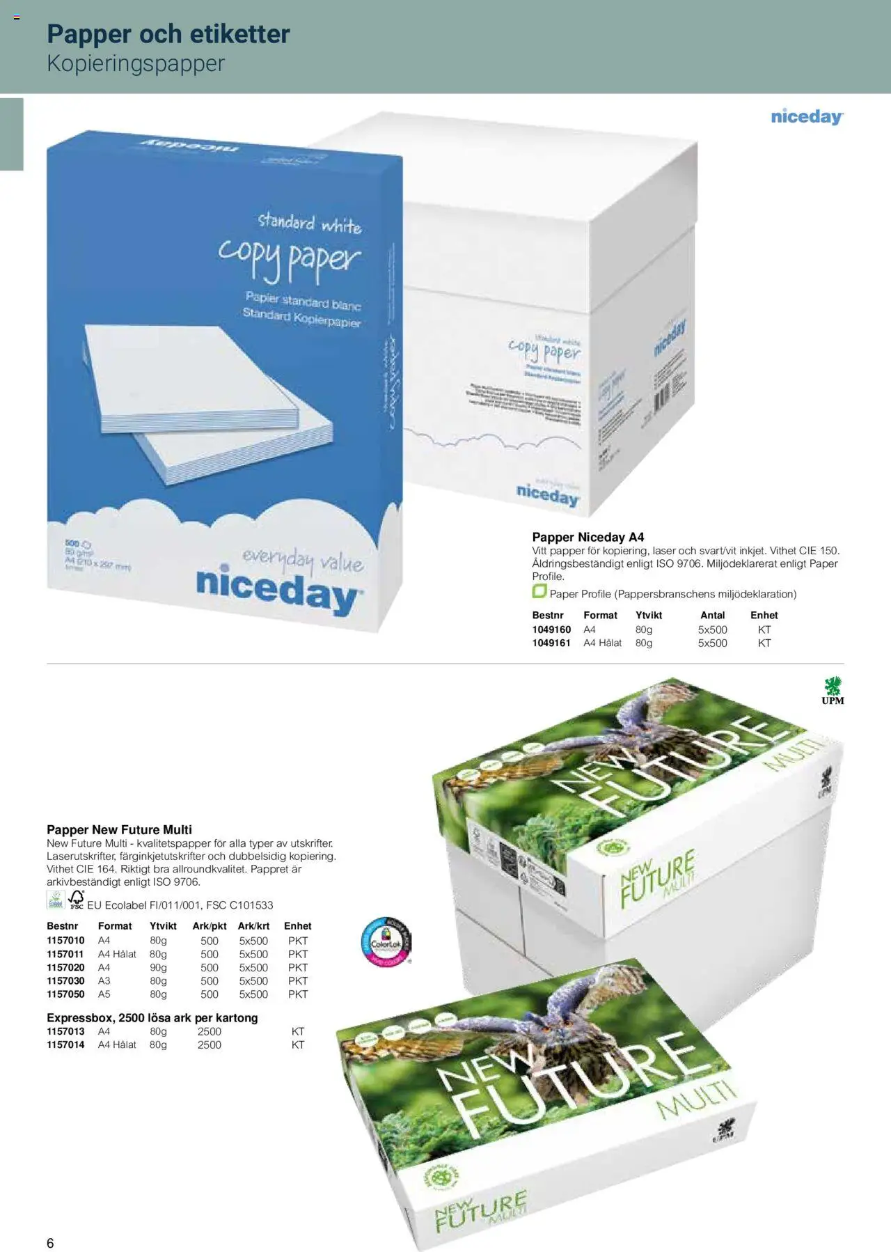 Office Depot reklamblad aktuell från 15.02.2024 | Sida: 8 | Produkter: Papper, Kopieringspapper, Kartong