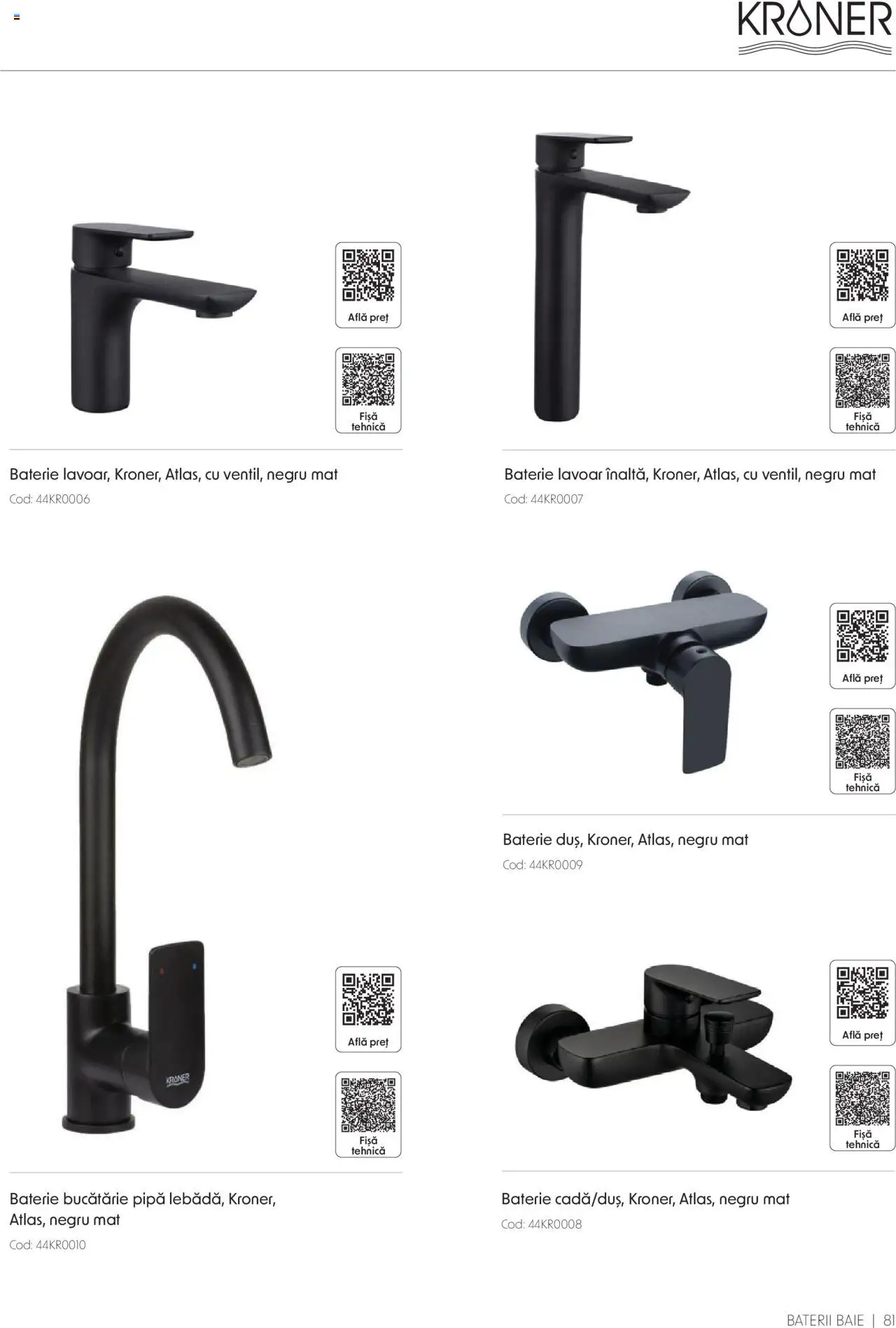 Catalog Romstal – valabil de la 25.11.2024 | Pagină: 81 | Produse: Baterie bucătărie, Bucătărie, Lavoar, Baterie