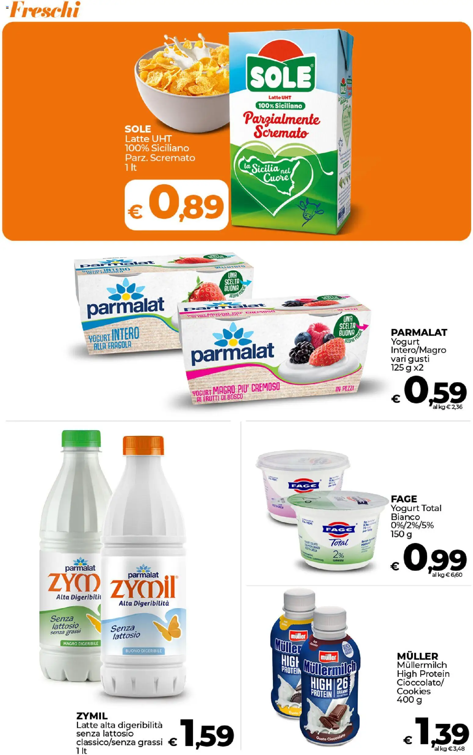Volantino Ipercoop del 17.01.2026 | Pagina: 9 | Prodotti: Yogurt, Cioccolato, Latte