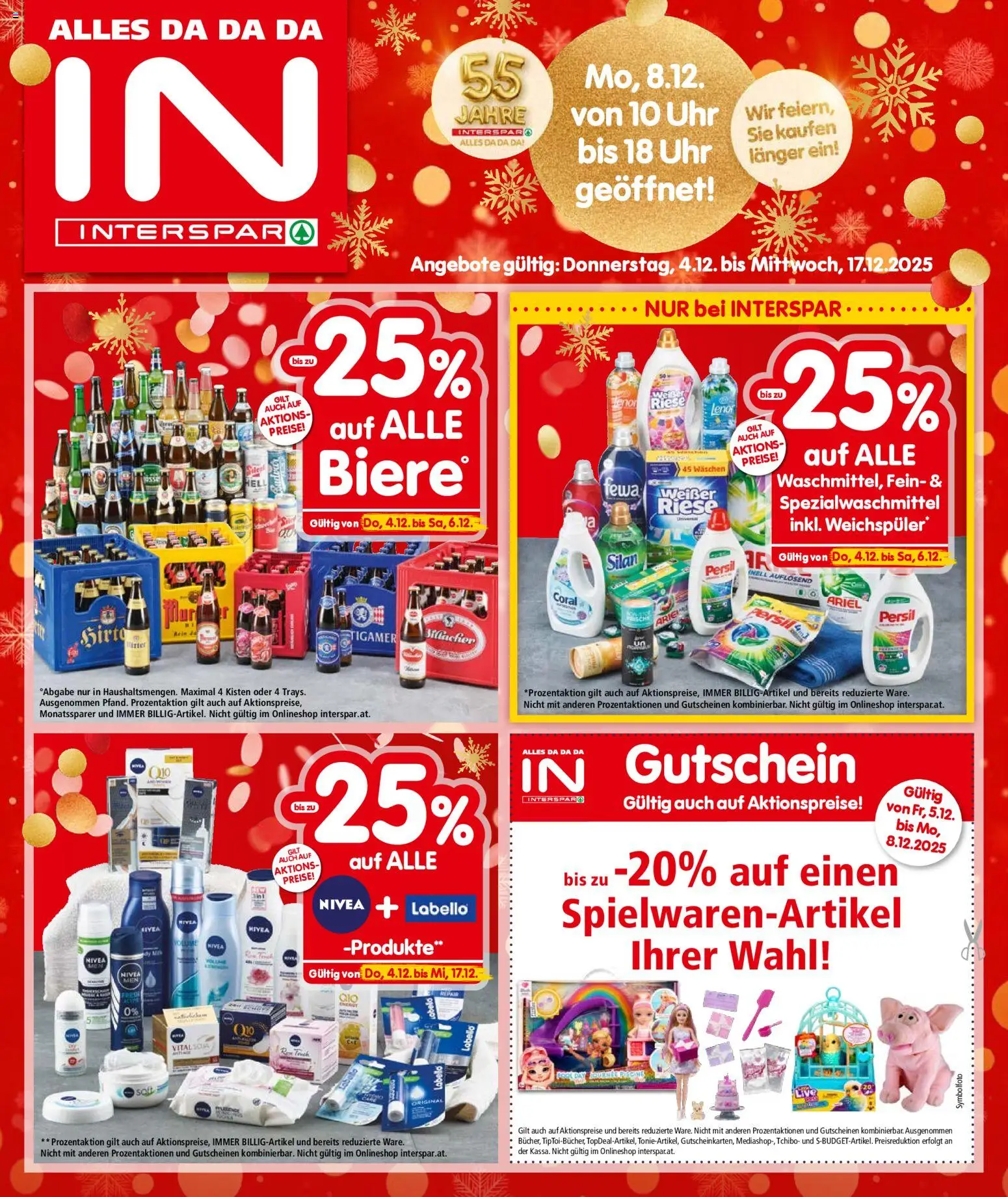 Interspar Flugblatt - Kärnten gültig ab 04.12.2025 | Seite: 1 | Produkte: Uhr