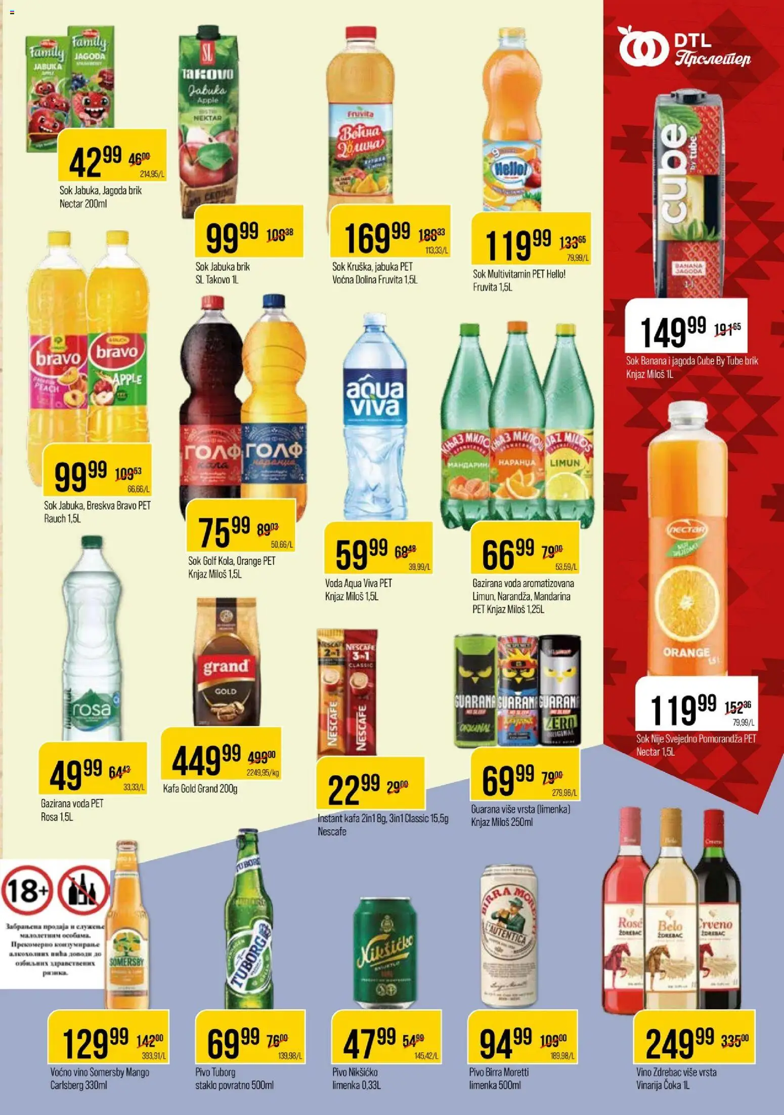 Metalac Proleter katalog - važi od 11.02.2026 | Strana: 9 | Proizvode: Instant kafa, Nektar, Pomorandza, Nescafé