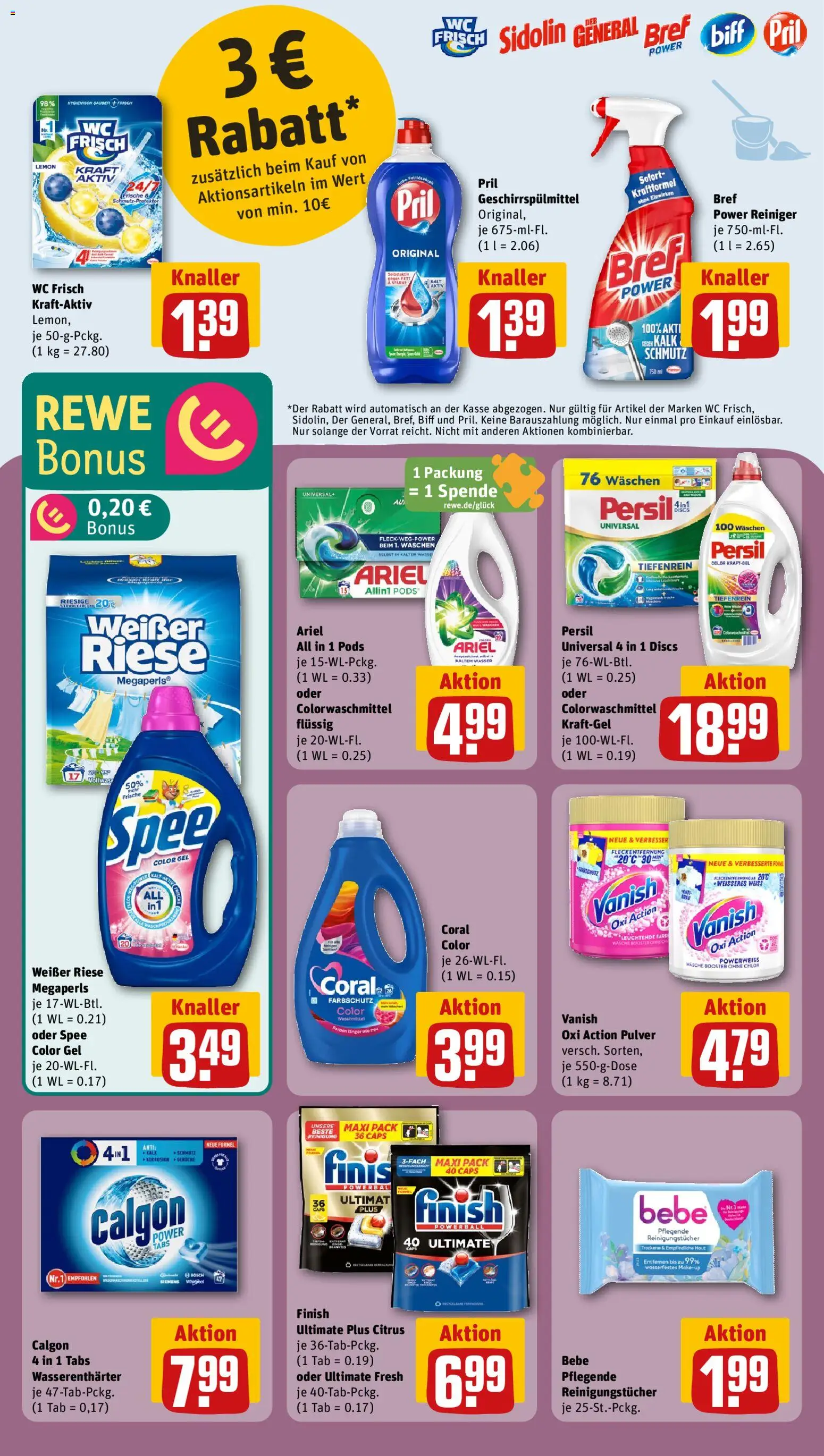 Rewe ihr Kaufpark Prospekt 	 – gültig ab 13.04.2026 | Seite: 24 | Produkte: Coral, Geschirrspülmittel, Pril, Persil