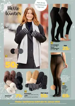 Halstørklæde, Flere design. 175 x 42 cm. gyldig fra 06.12.2025 | Side: 26 | Produkter: Bukser, Halstørklæde, Handsker, Strømpebukser