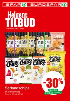 Forhåndsvisning av Spar Helgens Tilbud gyldig fra 23.10.2025