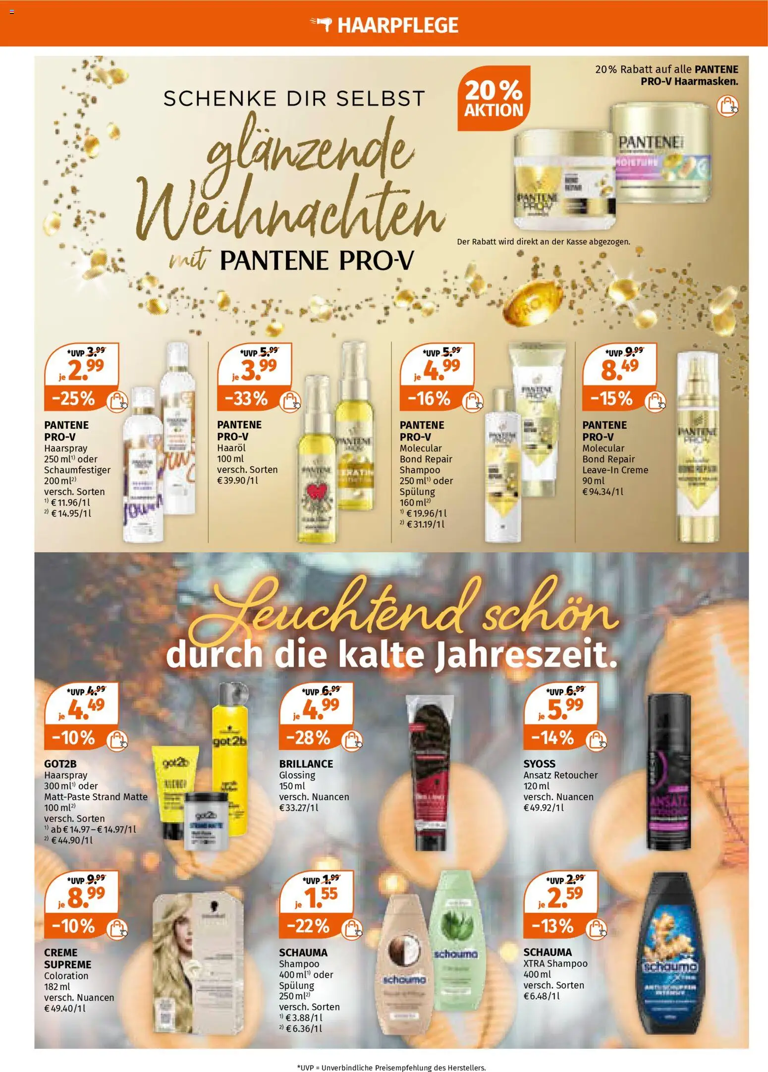Müller Prospekt 	 – gültig ab 10.11.2025 | Seite: 19 | Produkte: Schauma shampoo, Shampoo, Spülung, Haaröl