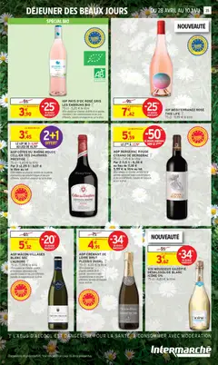 Intermarché - Prévisualisation de VIN MOUSSEUX GAZÉIFIÉ DÉSALCOOLISÉ BLANC ICÔNE 0%, 75 cl - 4,83 € le litre valide à partir de 28.04.2026 | Page: 27