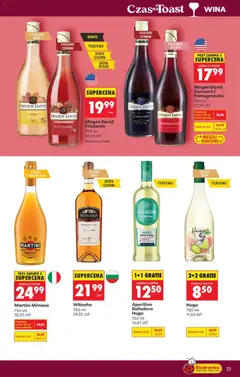 Náhled letáku Biedronka Polsko leták - Czas na toast od 23.03.2026 | Strana: 25 | Produkty: Martini, Frizzante, Aperitivo