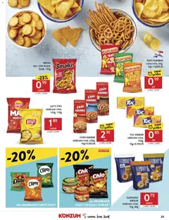 LAY'S ČIPS, odabrane vrste, 120g, 130g - Pregled kataloga iz trgovine Konzum, vrijedi od 12.11.2025 | Stranica: 25