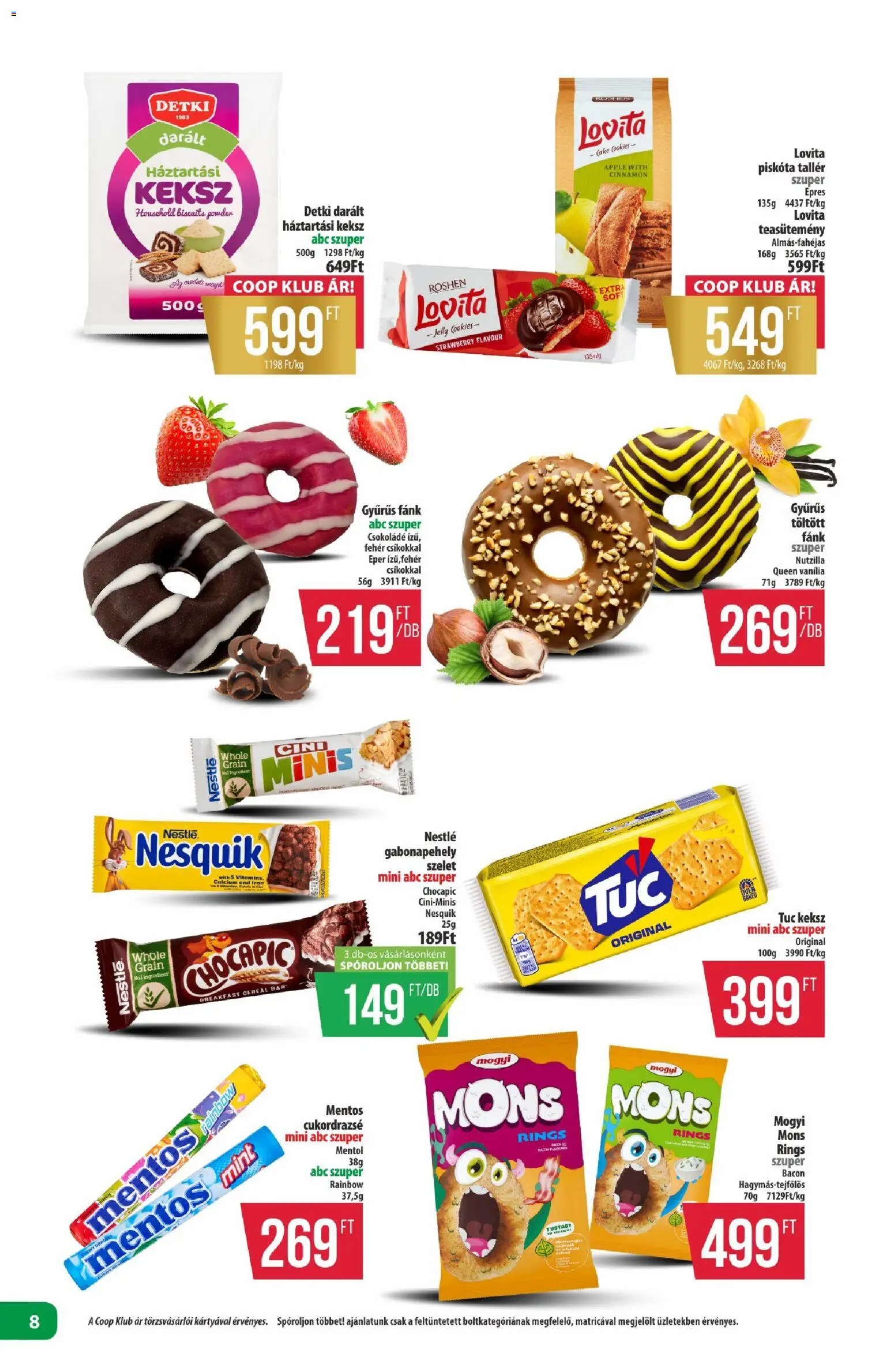 COOP akciós ujság - amely érvényes a következő dátumtól: 12.02.2026 | Oldal: 8
