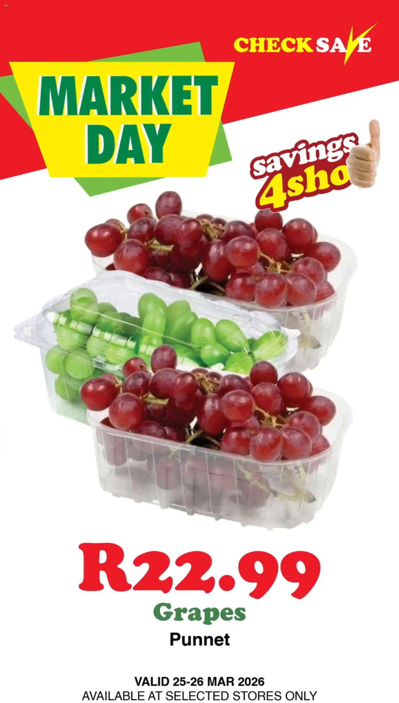 New Check Save catalogue – valid from 25.03.2026 | Page: 13 | Products: Grapes