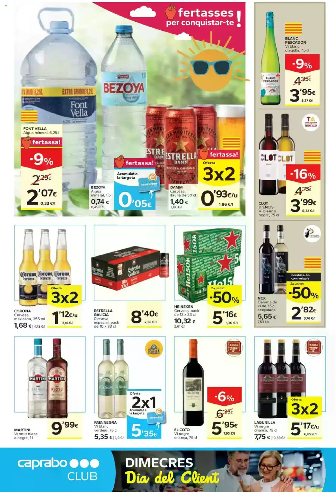 Caprabo folleto │ válido desde el 03.07.2025 | Página: 14 | Productos: Cerveza, Σπανάκι