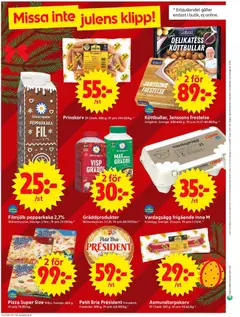 ICA Supermarket - Örkelljunga - Förhandsvisning av reklamblad från butik ICA Supermarket aktuell från 15.12.2025 | Sida: 14 | Produkter: Visp, Köttbullar, Prinskorv, Galler