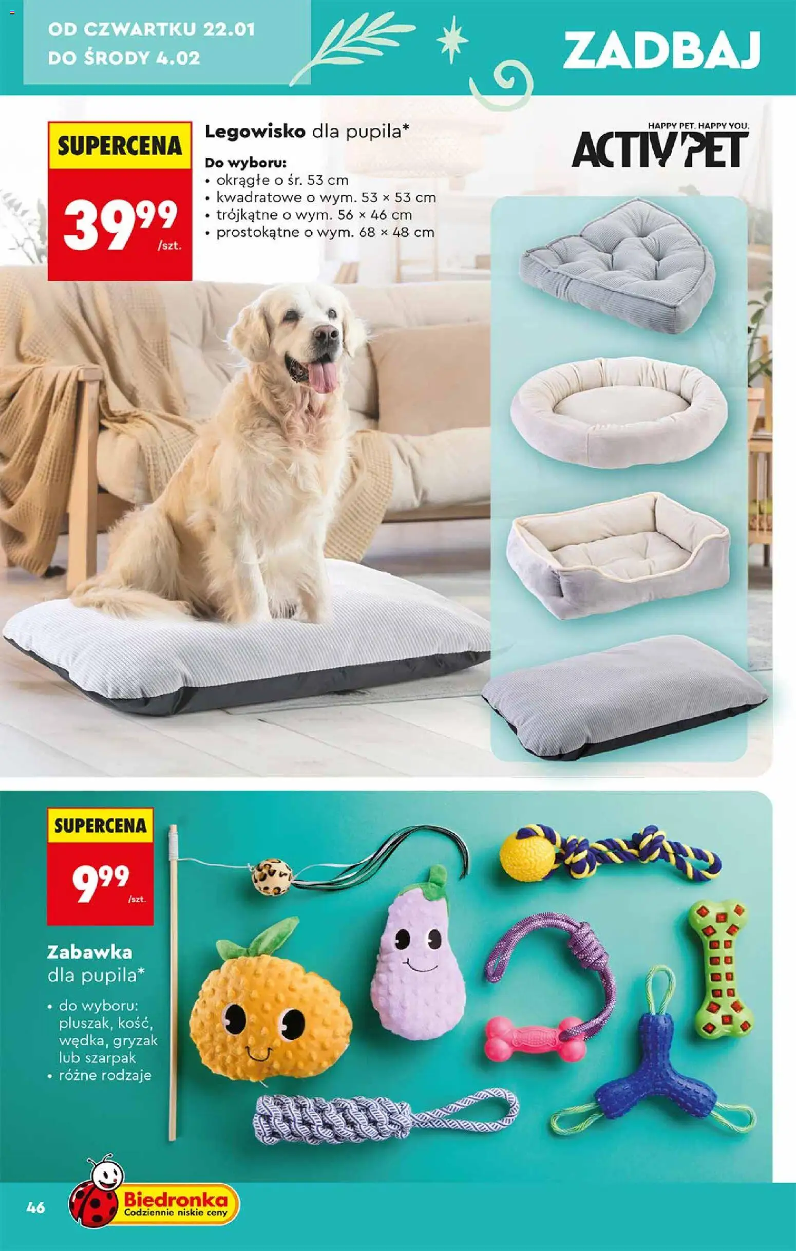 Biedronka gazetka - Hity i inspiracje od 17.01.2026 | Strona: 46