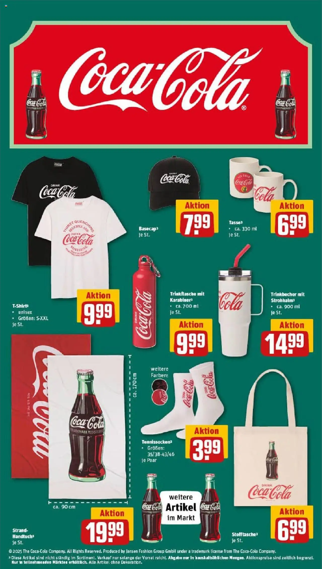 Rewe prospekt Ratekau	 - gültig ab dem 27.07.2025 | Seite: 30 | Produkte: Coca cola, T-Shirt, Cola