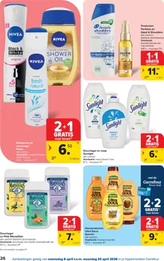 Carrefour folder week 15 - Voorbeeld van een folder van Carrefour, geldig van 08.04.2026 | Pagina: 26 | Producten: Libacomb, Shampoo, Deodorant, Olie