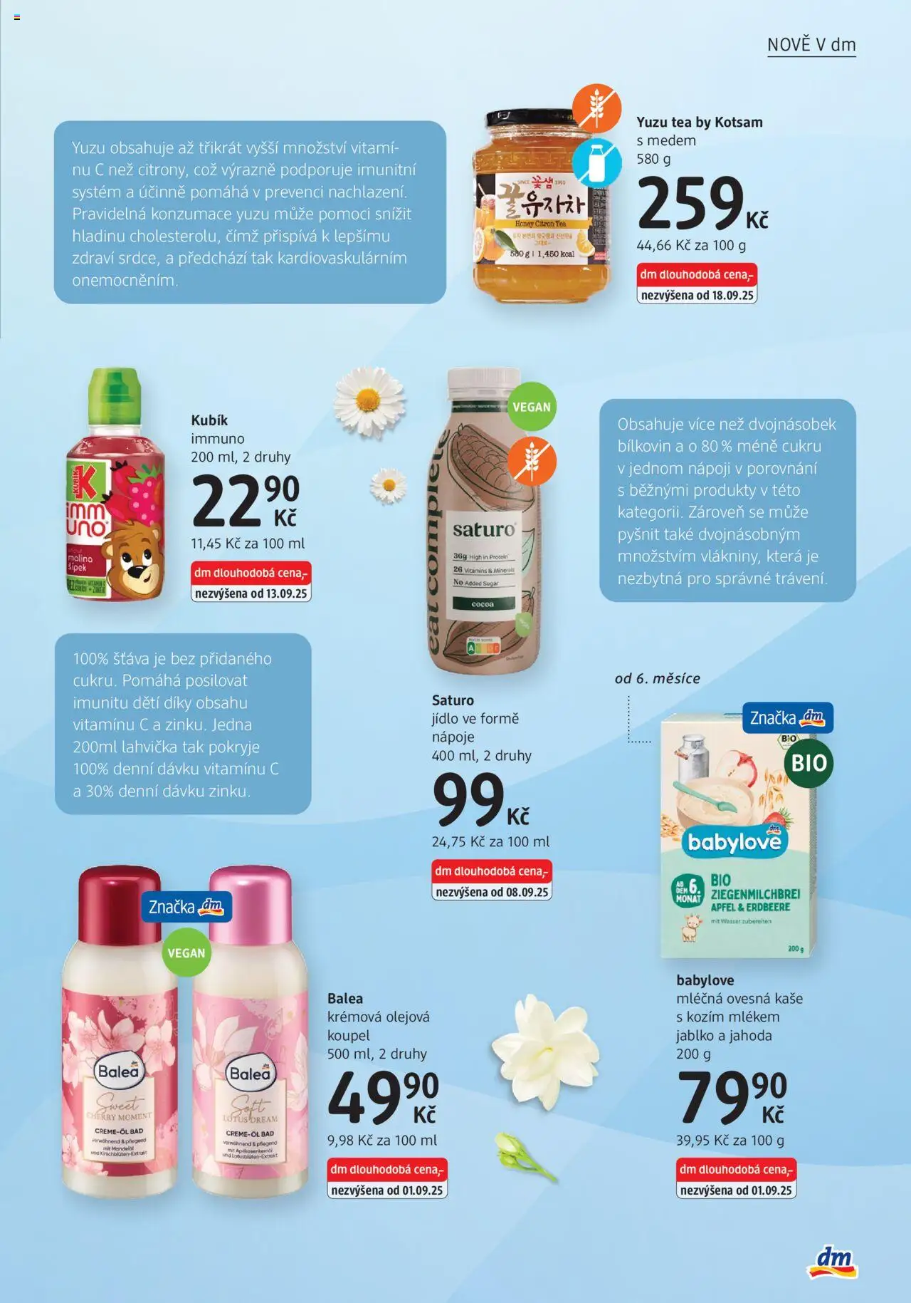 dm drogerie leták od 09.10.2025 | Strana: 13 | Produkty: Vegan, Citron, Kaše, Protein