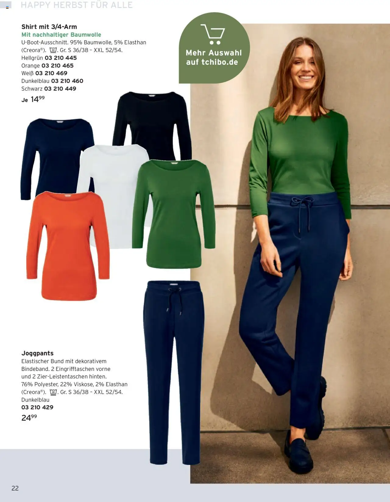 Katalog Tchibo Herbst – gültig ab 15.09.2025 | Seite: 22 | Produkte: Shirt