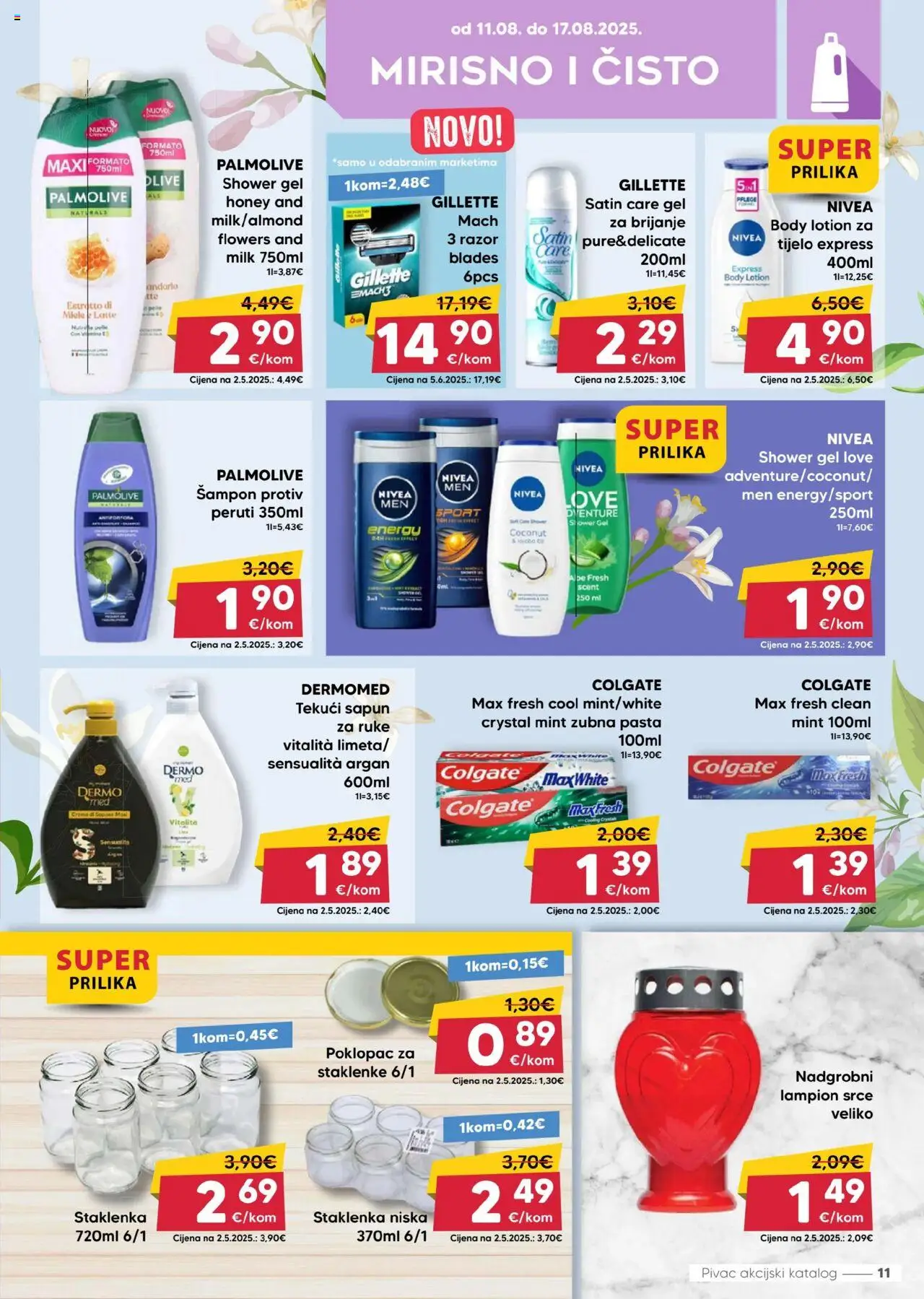 Pivac katalog | vrijedi od 11.08.2025 | Stranica: 11 | Proizvodi: Šampon, Staklenke, Pasta, Nivea
