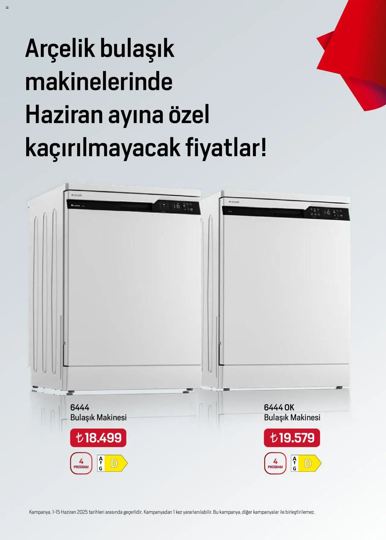 Arçelik Katalog - 01.06.2025 tarihinden itibaren geçerlidir | Sayfa: 52 | Ürünler: Bulaşık makinesi