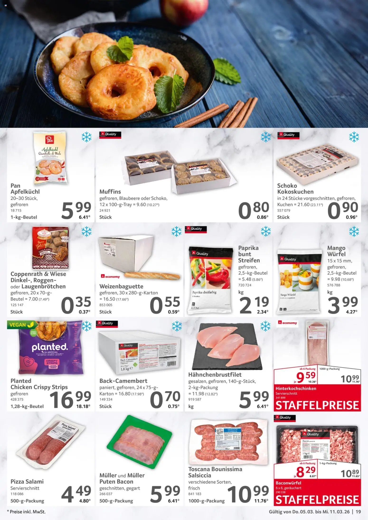 Selgros Prospekt 	 – gültig ab 05.03.2026 | Seite: 19 | Produkte: Paprika, Salami, Pizza, Kuchen