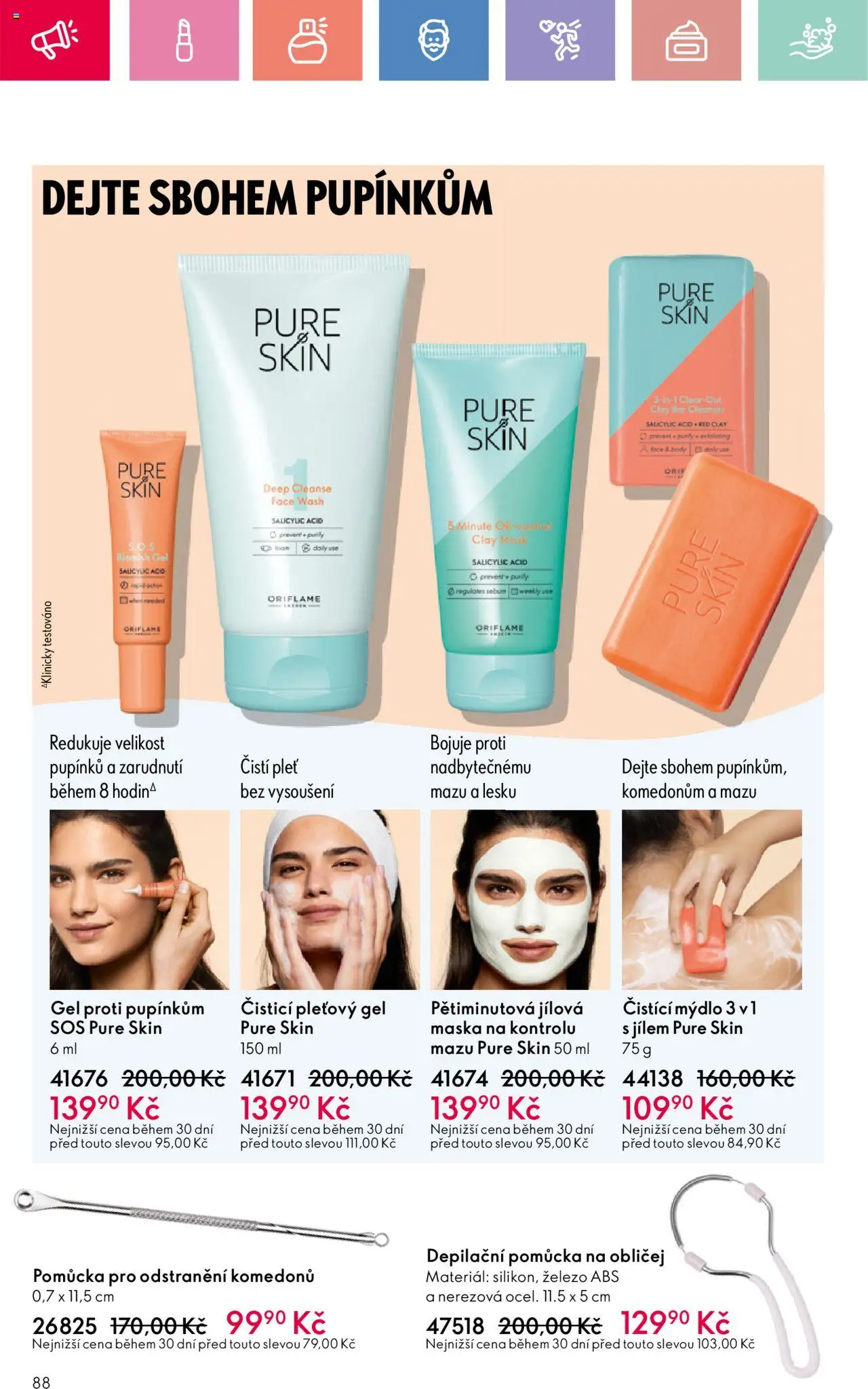 Oriflame katalog č.08/2025 od 25.05.2025 | Strana: 88 | Produkty: Mýdlo, Body, Maska