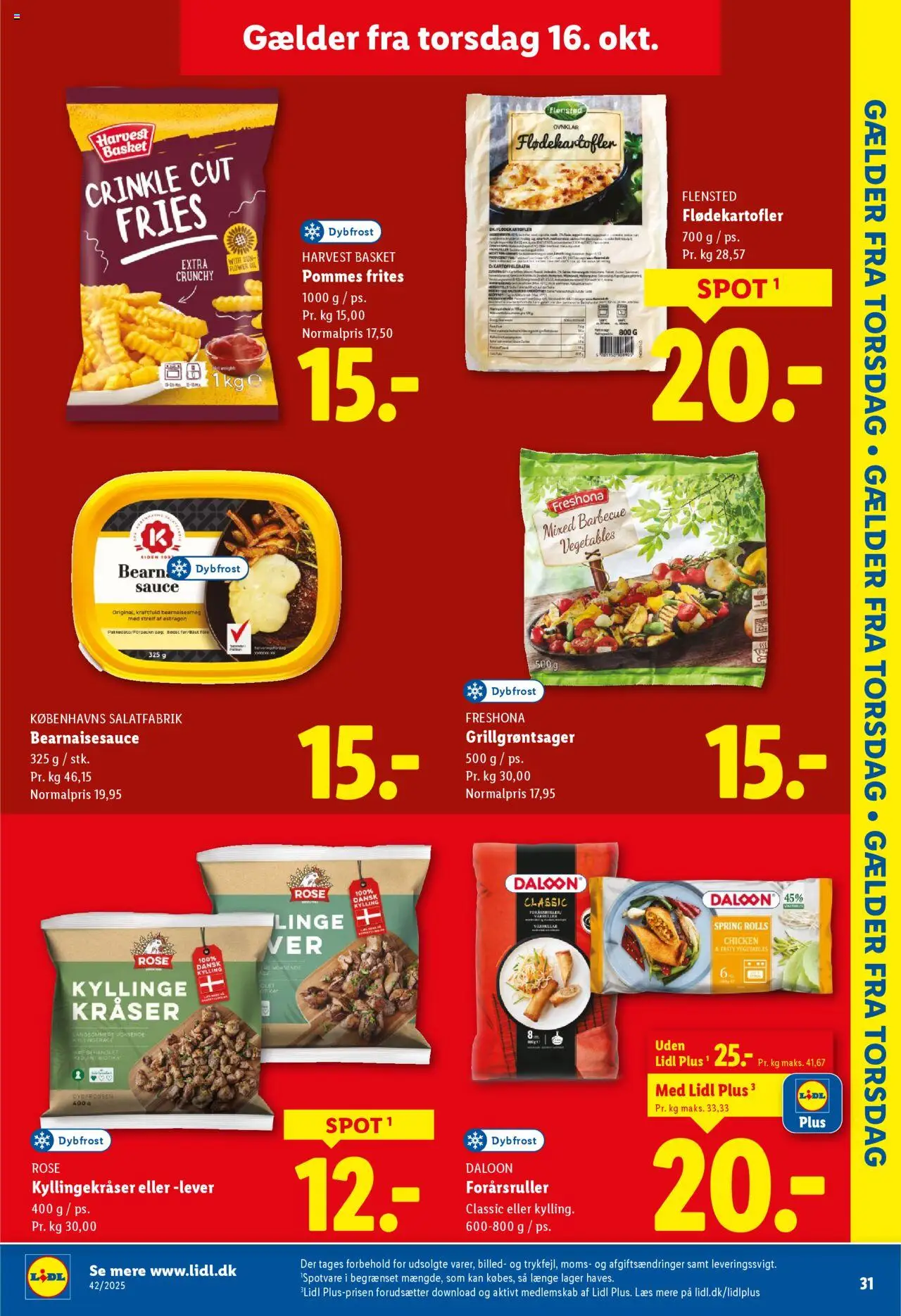 Lidl tilbudsavis – gyldig fra 12.10.2025 | Side: 3 | Produkter: Pommes frites, Søm