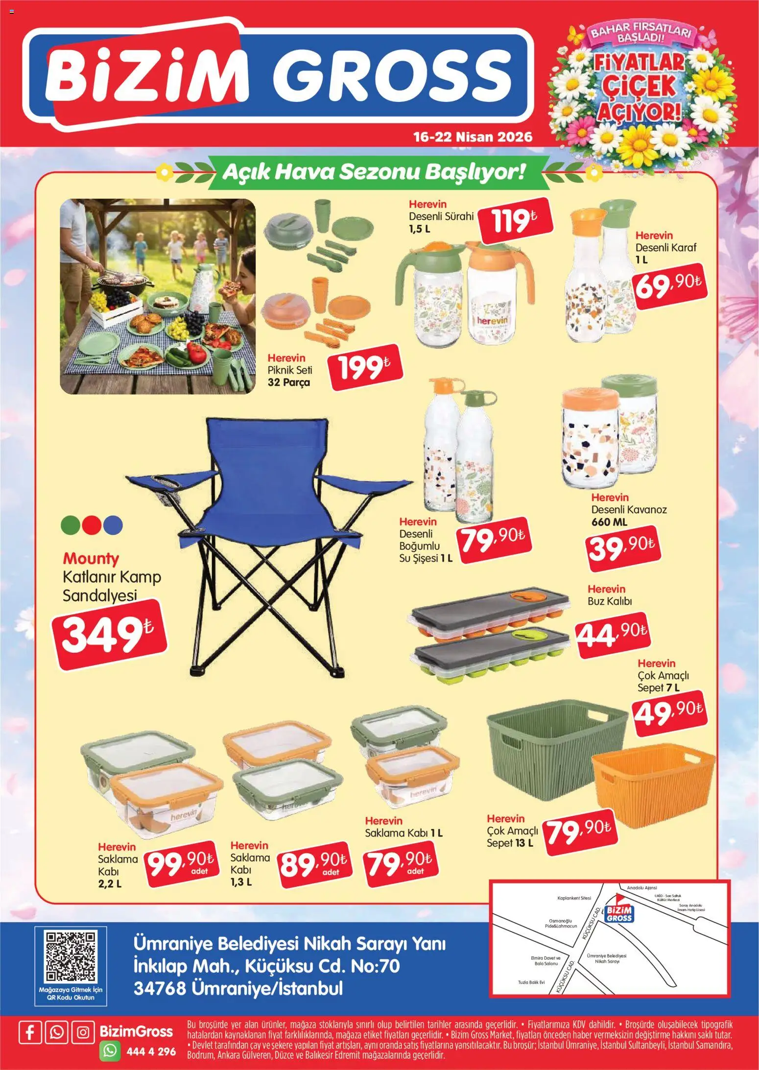 Bizim Toptan - Bizim Gross Fırsat Bülteni - 16.04.2026 tarihinden itibaren geçerlidir | Sayfa: 4 | Ürünler: Sepet, Balık, Çay, Sürahi