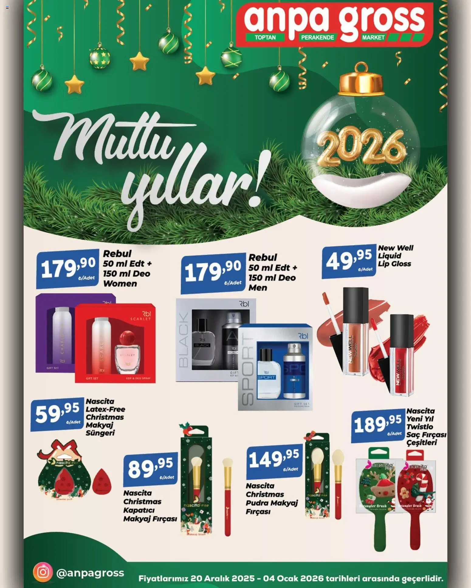 Anpa Gross Katalog - 20.12.2025 tarihinden itibaren geçerlidir | Sayfa: 15 | Ürünler: Makyaj, Kapatıcı, Pudra, Ocak