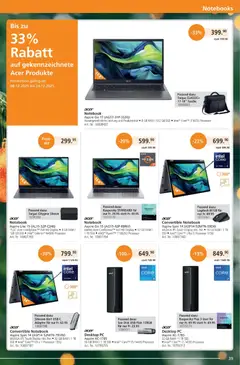 Fust Aktionen ab 01.01.2025 gültig | Seite: 39 | Produkte: Notebook, Desktop PC, Tasche, Usb