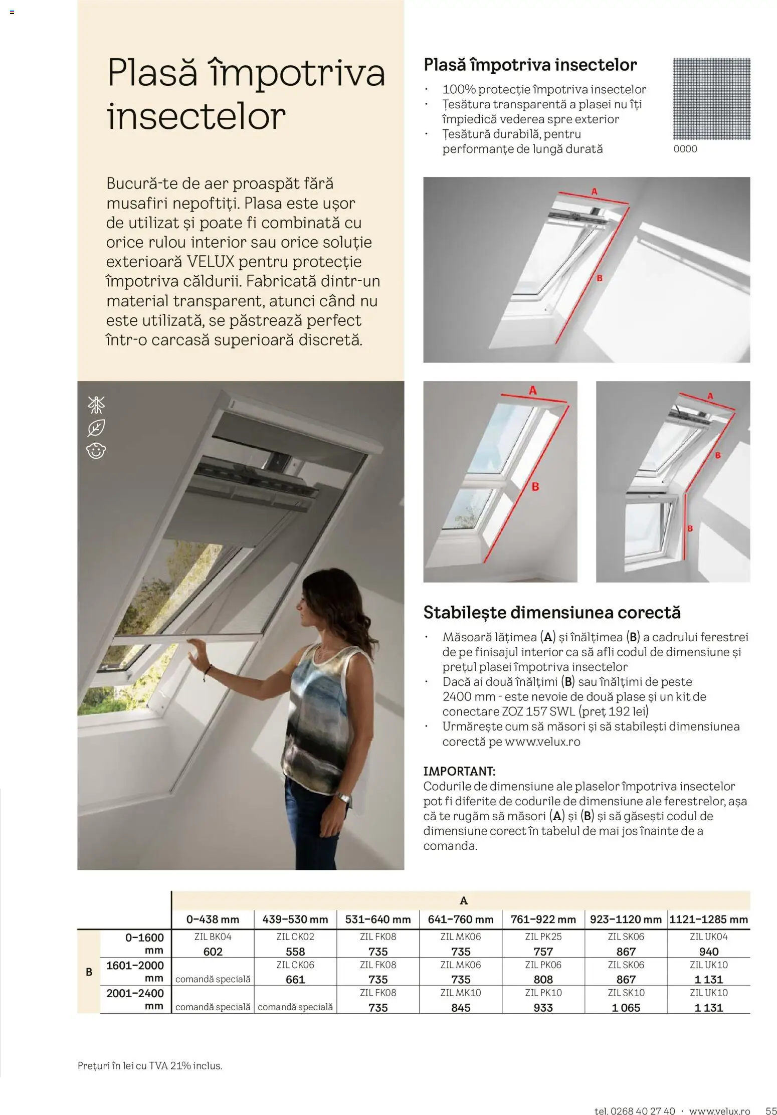 Noul catalog Velux – valabil de la 03.02.2026 | Pagină: 55